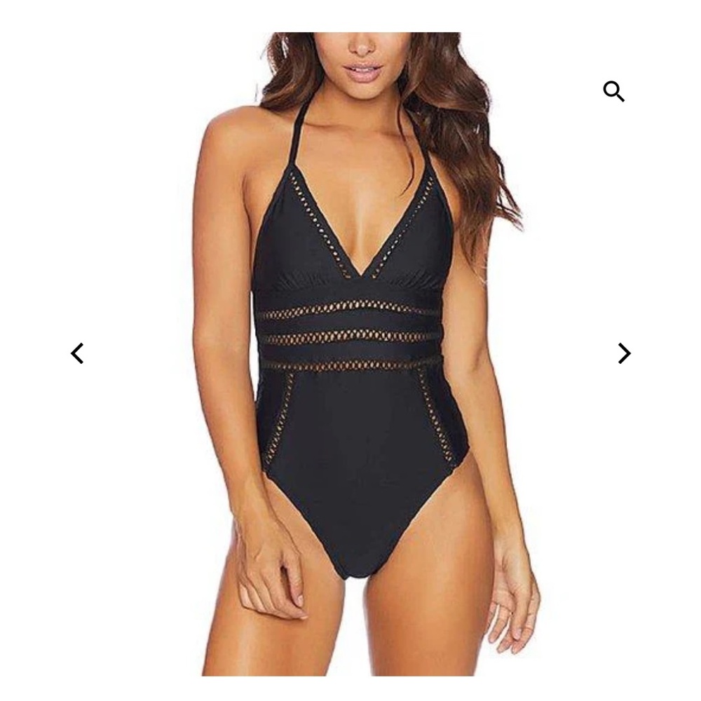 Black One piece Swimsuit
